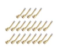 Keenso 20 PCS Premium Construction Tire Valve, compatibilité Universelle, Installation Facile, fonctionnalité Polyvalente, qualité Professionnelle, Adaptée à la Plupart des Gros Véhicules, Léger