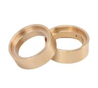 Keenso 2pcs 1,3 Pouces de Serrure en Laiton Anneaux de Serrure de Roue en Laiton Anneau de Serrage de Perle Interne avec Poids de Roue de Trou pour Moyeu 9781, Matériau Robuste, Conception de Poids