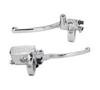 Keenso 2pcs 1in Poignée D'Embrayage de Frein à Moto, Embrayage de Frein Maître Levier en Aluminium ALLIAGE ACCESSOIRE UNIVERSEL