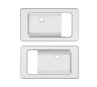 Keenso 2pcs Bol de Poignée de Porte Intérieure Alliage d'Aluminium Convient pour 2004-2018