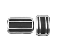 Keenso 2pcs Cartouche à Pied de Voiture, Accélérateur Pédale de Freinage de Pied de Pied pavé en Alliage en Aluminium pour 308s 308 408 4008 5008
