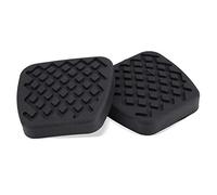 Keenso 2pcs Coussinets de Pédale d'Embrayage, Patins d'Embrayage de Frein Couvre-Pédale Caches de Pédales d'Embrayage en Caoutchouc