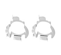 Keenso 2pcs H7 LED Adaptateurs de Support, Adaptateur de Base de Phare Ampoule Adaptateur de Prise Titulaire en Aluminium pour Support de Retenue pour Support de Douille