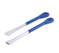 Keenso 2pcs Outil de Levier de Pneu de Cuillères, Démonte-pneu Cuillère-outil Jante de Roue Outil de Réparation pour Moto Kit de réparation de pneus de moto