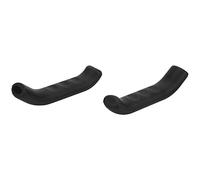 Keenso 2pcs Poignée de Levier de Frein de Vélo, Protecteur Poignée de Levier de Frein de Vélo en Silicone 5 Couleurs Anti-dérapant Imperméable Protecteur de Cyclisme(Noir)