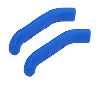 Keenso 2pcs Poignée de Levier de Frein de Vélo, Protecteur Poignée de Levier de Frein de Vélo en Silicone 5 Couleurs Anti-dérapant Imperméable Protecteur de Cyclisme(Bleu)