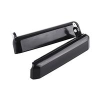 Keenso 2pcs Poignée de Porte Extérieure de Voitire Avant Gauche + Droite en Plastique