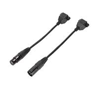 Keenso 2pcs Xlr Femelle à RJ45 Cable Professionnel Xlr au Cordon Réseau RJ45 pour le Studio D'enregistrement à Bande LED