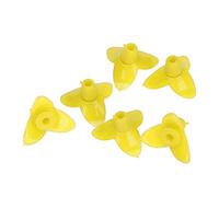 Keenso 30 Ensembles de Fleurs de Remplacement de Mangeoire pour Oiseaux, Accessoires en Plastique écologiques pour Attirer Les Oiseaux dans la Cour du Jardin (Yellow)