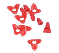 Keenso 30 Ensembles de Fleurs de Remplacement de Mangeoire pour Oiseaux, Accessoires en Plastique s pour Attirer Les Oiseaux dans la Cour du Jardin (Rouge)