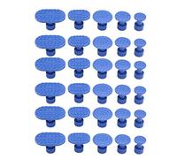 Keenso 30pcs Outil De Réparation de Débosselage Pour Carrosserie, Onglets d'Extraction Blue Extracteurs Kit de Réparation sans Peinture Paintless