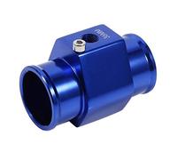 Keenso 36mm Capteur de Radiateur, Adaptateur de Sonde de Température de l'Eau Tuyau de Radiateur Universel en Alliage Aluminium Bleu
