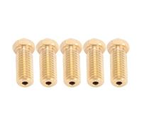 Keenso 3D Printer Extruder Nozzles Set 5 Pcs Glossy Brass 0.6mm for QIDI