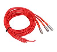 Keenso 3PCS 6x20mm 24V 40W TILLES DE CHAUFFICATION, Excellentes Performances pour CR 10S Pro, D'imprimante Ender 3, Rouge