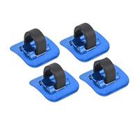 Keenso 4 Pcs Boucle de Cadre de Vélo, Clips de Câble de Vélo Pinces de Guide de Tuyau Câble de Frein de Vélo Adaptateur Cadre de Vélo pour Dérailleur de Frein (Bleu)