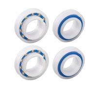 Keenso 4 Pièces Roulement à Billes de Roue de Nettoyeur de Piscine Pièce de Roulement à Billes de Roue C60 en Plastique de qualité Supérieure pour 180 280 Installation Facile pour équipement de