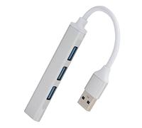 Keenso 4 -PUNKT -Port USB Hub Aluminium Adapter Converter pour la Bande Passante à Vitesse Haute, XP/Vista / 7/8