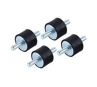 Keenso 4pcs M4 15 x 10 Support d'isolateur de vibrations, Amortisseur en caoutchouc