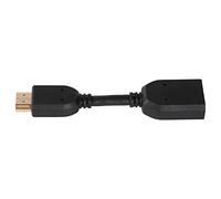 Keenso 4pcs Mâle à L'adaptateur Féminin Extension Extender Câble Or plaqué pour la Télévision PC, Télévision 3D, Résistance à