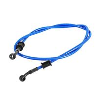 Keenso 50cm -120cm Moto En Acier Tressé Frein Embrayage Huile Tuyaux Ligne Tuyau Coloré Moto Pit Dirt Bike Enduro Motocross Vélos De Rue(1200mm-Bleu)