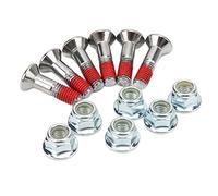 Keenso 6 Pièces Vis de Pignon M8 Boulons de Pignon M8 Boulons de Pignon en Métal, SprocketKit M8 Kit d'écrou de Pignon de Remplacement plaqué en Alliage d'aluminium pour Boulons de