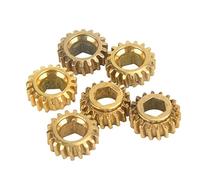 Keenso 6PCS Engrenages de Guitare, Accordeur de Cordes de Guitare Engrenage de Cheville de Réglage de Corde de Guitare Classique pour Accessoire de Guitare