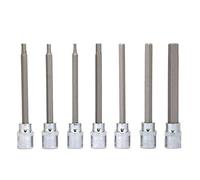 Keenso 7pcs Chrome Vanadium Steel 3/8 carré -Bit-bits pour la Construction et la Réparation des Voitures, Prolongez les Prises de Long Bit pour Réparer Vos Propres Radiateurs