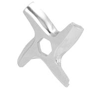 Keenso Accessoire de Hachoir à Viande électrique, /aile de Broyage Efficace des Aliments pour Ustensile de Cuisine, Disque de Hachoir à Viande en Acier Inoxydable pour la Cuisine à Domicile