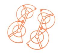 Keenso Accessoires de Drone, Protections d'hélice ABS, Protections pour Drone Neo, Léger, Résistant aux Chocs, Installation Facile pour Le Vol en Intérieur (Orange)