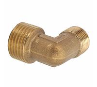 Keenso Accessoires pour Compresseur D'air Coude en Laiton à 90 Degrés avec Clapet Anti-retour à 1 Voie pour des Connexions de Tuyaux Sécurisées, Robuste et Résistant à la Corrosion, 1 X unité