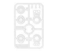 Keenso Accessoires RC, Support de Sauvegarde de Servo de Bras de Direction Léger en Plastique pour XV02 XV01, Installation Facile, Performances Améliorées, pour Les Amateurs de Bricolage (White)