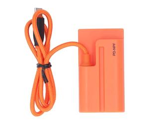 Keenso Adaptateur D'Alimentation de Batterie Factice de Type C vers NP F570, Haute efficacité de Conversion, Alimentation Continue pour Lumières de Remplissage de Moniteur de Caméra, pour Moniteur