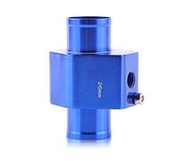 Keenso Adaptateur de Capteur de Température, Sonde Température de l'Eau Joint de Tuyau de Radiateur Universel en Alliage Aluminium 26mm - 40mm Bleu (26MM)