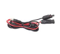 Keenso Adaptateur de connecteur de panneau solaire pratique, câble en cuivre de 16 AWG avec gaine en PVC, facile à utiliser pour batterie de stockage d'énergie solaire photovoltaïque