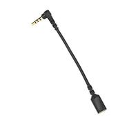 Keenso Adaptateur de Cordon Casque 3/5/5//7, Réduction du Bruit, 12 Cm, pour les Joueurs et les Cinéphiles