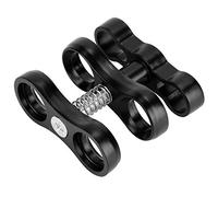 Keenso Adaptateur de de Pince de Mini Clip de Boule de Papillon en Alliage d'aluminium Lumières de Plongée Fixation de l'Adaptateur de Serrage