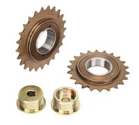 Keenso Adaptateur de Roue de Vélo Fer Vélo 22T 24T Ensemble d'adaptateurs d'entraînement de Roue Kit de Conversion de Moyeu fileté 'entraînement Gauche Droite pour les Cyclistes de Modification de