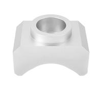 Keenso Adaptateur d'essieu de Cric, Selle de Levage, Adaptateur de Cric Hydraulique en Aluminium pour -Bouteille jusqu'à 3 Pouces, Compatible avec Garage et Sentiers 4x4 (Silver)