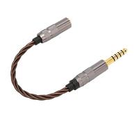 Keenso Adaptateur d'extension de Casque Câble Connecteurs Plaqués Or, OFC Copper Core, Son de Haute qualité, Câble équilibré, Mâle à Femelle, Couleur Cuivre Antique, Plug de 4,4 Mm à 2,5 Mm