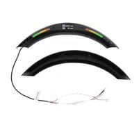 Keenso Affichage LED de Volant avec Voyants de Changement de Vitesse, | 32 Perles LED RGB, Voyant de Changement de Vitesse Réglable 500-9900 Tr,Min, Construction ABS et LCD, Module Intelligent