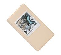 Keenso Album avec Couverture en PVC de SQ-3 Pouces, 64 Pochettes, Durable et Facile à Visualiser, Idéal pour les Photos D'appareil Photo SQ20/SQ10/SQ6/SP-3 (Beige)