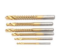Keenso Alloye Steel SawEtooth Drill Bit Twist Mand Electric Foret avec Conception D'ouverture Xshaped, Idéal pour les Trous D'ouverture dans Différents Matériaux, 6 Pcs pour Hommes Artisanaux