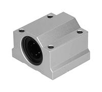 Keenso Aluminium Alliage SCS25UU Mouvement Linéaire Lose Lubricant, Faible Friction for Robotics, Forte capacité de Stockage et Fabrication Exquise