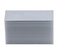 Keenso Aluminium Electronic Electrony Colde Plus avec Grand Air, 2 Parties avec 2 Parties de Lumière de Chaleur en Aluminium pour Refroidir le Module de Performance électronique du CPU, Dissipateur
