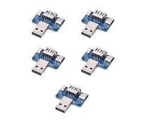 Keenso Aluminium USB Adaptateur Plate USB Masculin à Female Typec 4P 2,54 Mm Board de Transfert pour des Performances de Travail Stables et Exceptionnelles