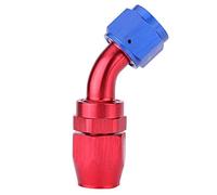 Keenso AN10 Adaptateur de Radiateur d'Huile, Raccord de Tuyau de Carburant Connecteur de Raccord d'Extrémité de Tuyau de Couplage Embout de Conduite de Carburant (14.2mm 45°)