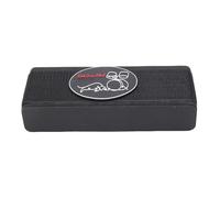 Keenso Ancre de Grosse Caisse, Bloc de Bouchon de Batterie avec Fermeture Tactile, Couverture de Tapis Antidérapante, Empêche les Mouvements, Matériau en Caoutchouc EVA Noir 25 X 9,6 X