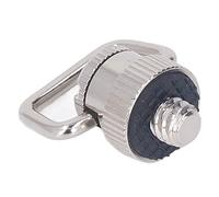 Keenso Anneau en D en Fer nickelé pour Appareil Photo, Fixation à Vis, Sangle 1/4 à Dégagement Rapide pour Appareils Photo, Bâtons de Selfie, Cardans