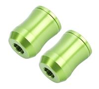 Keenso Anneaux de Support de Vis Magnétiques 2 Pièces, Alliage D'aluminium Durable, Vis Magnétisées pour des Fixations et un Assemblage Rapides, Tige Hexagonale de 6,35 Mm, Vert