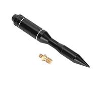 Keenso Antenne Courte, Antenne Courte en Aluminium, Flexible de qualité Supérieure, Résistance aux Intempéries, Amplificateur de Signal Durable avec Installation Facile pour TJ JK JL (Black)